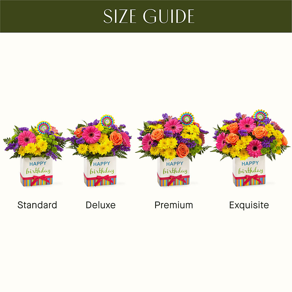 Birthday Brights Bouquet – Dynamic Flowers Of Royal Oak, Royal Oak MI
