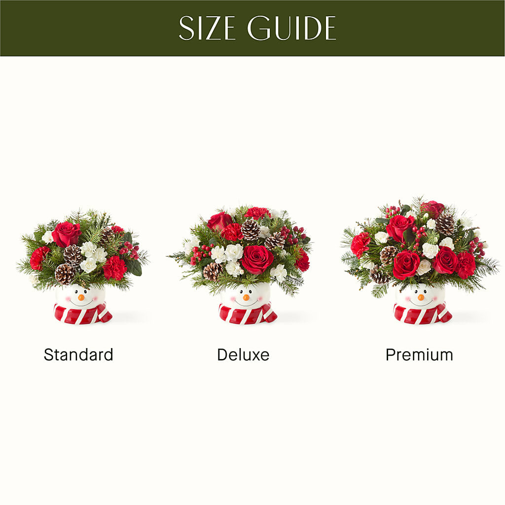 Jolly Snowman Bouquet – Dynamic Flowers Of Royal Oak, Royal Oak MI