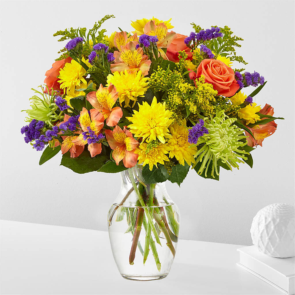 Marmalade Skies Bouquet – Dynamic Flowers Of Royal Oak, Royal Oak MI