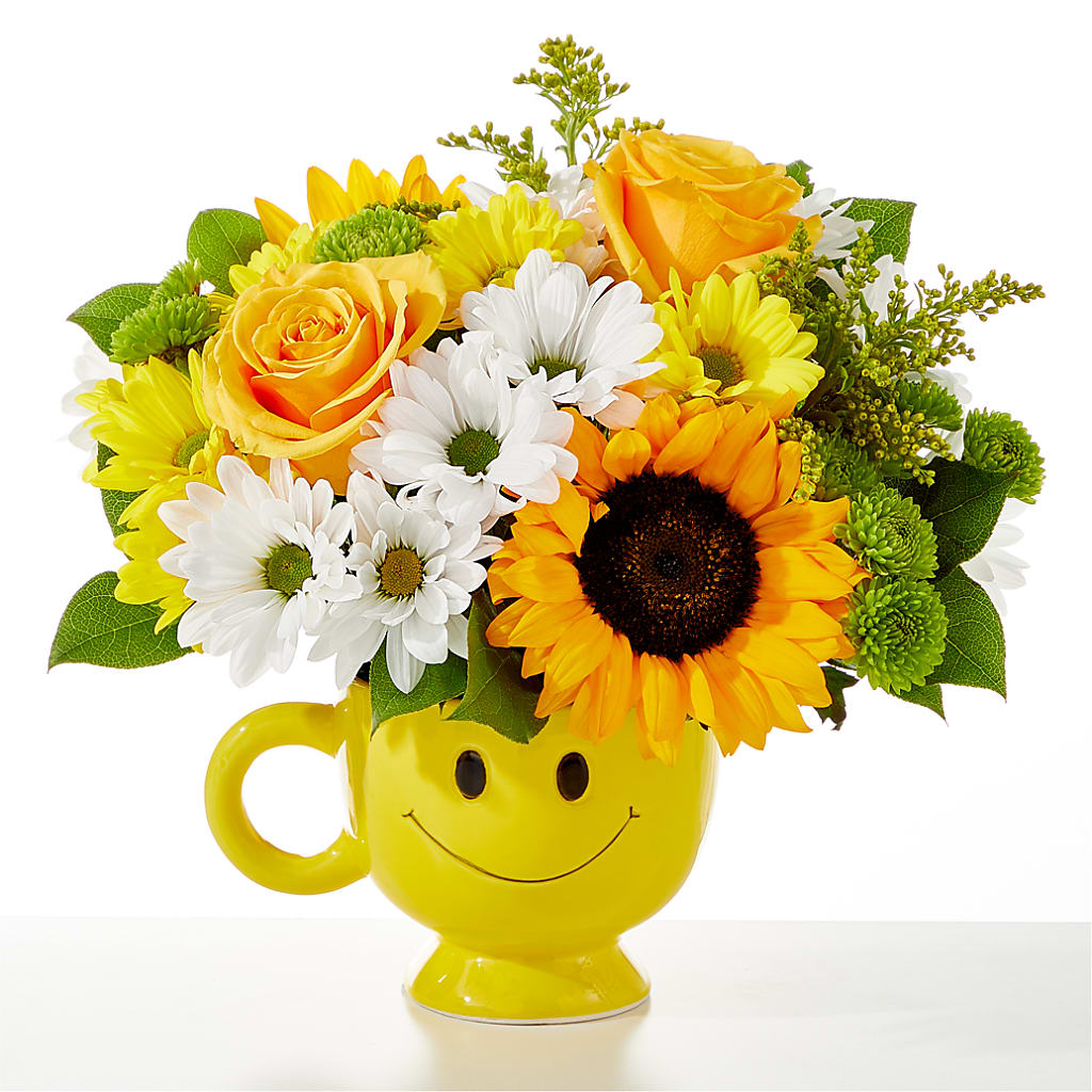 Be Happy Bouquet – Dynamic Flowers Of Royal Oak, Royal Oak MI