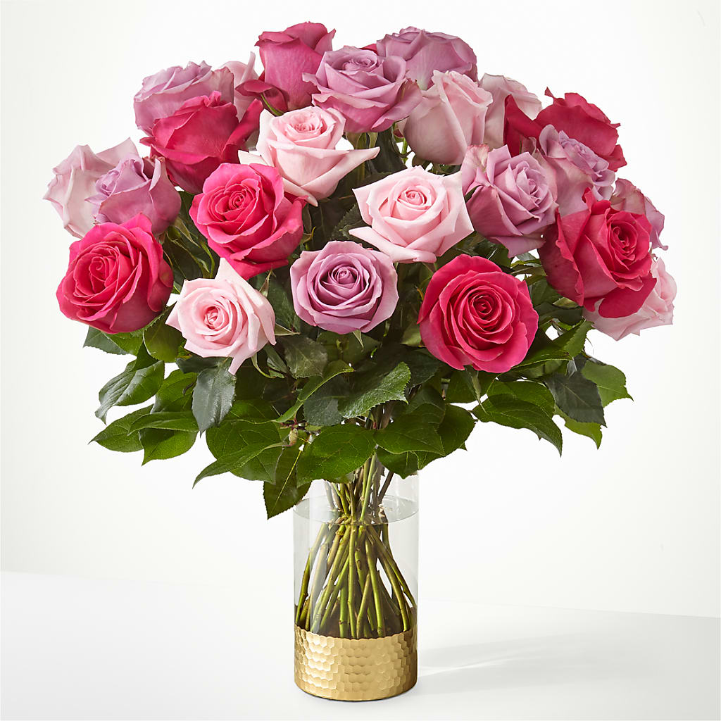 Pure Beauty Mixed Roses – Dynamic Flowers Of Royal Oak, Royal Oak MI