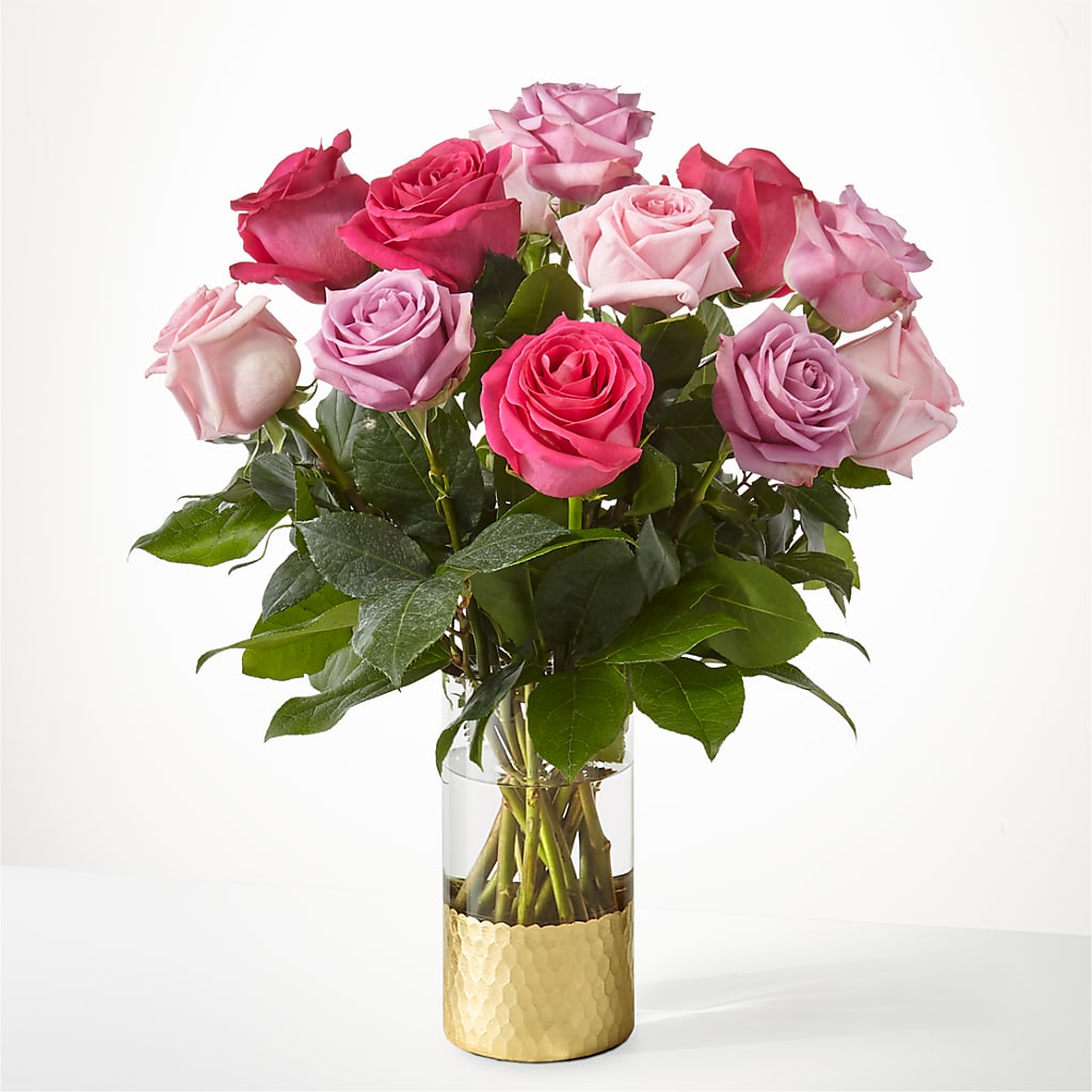 Pure Beauty Mixed Roses – Dynamic Flowers Of Royal Oak, Royal Oak MI