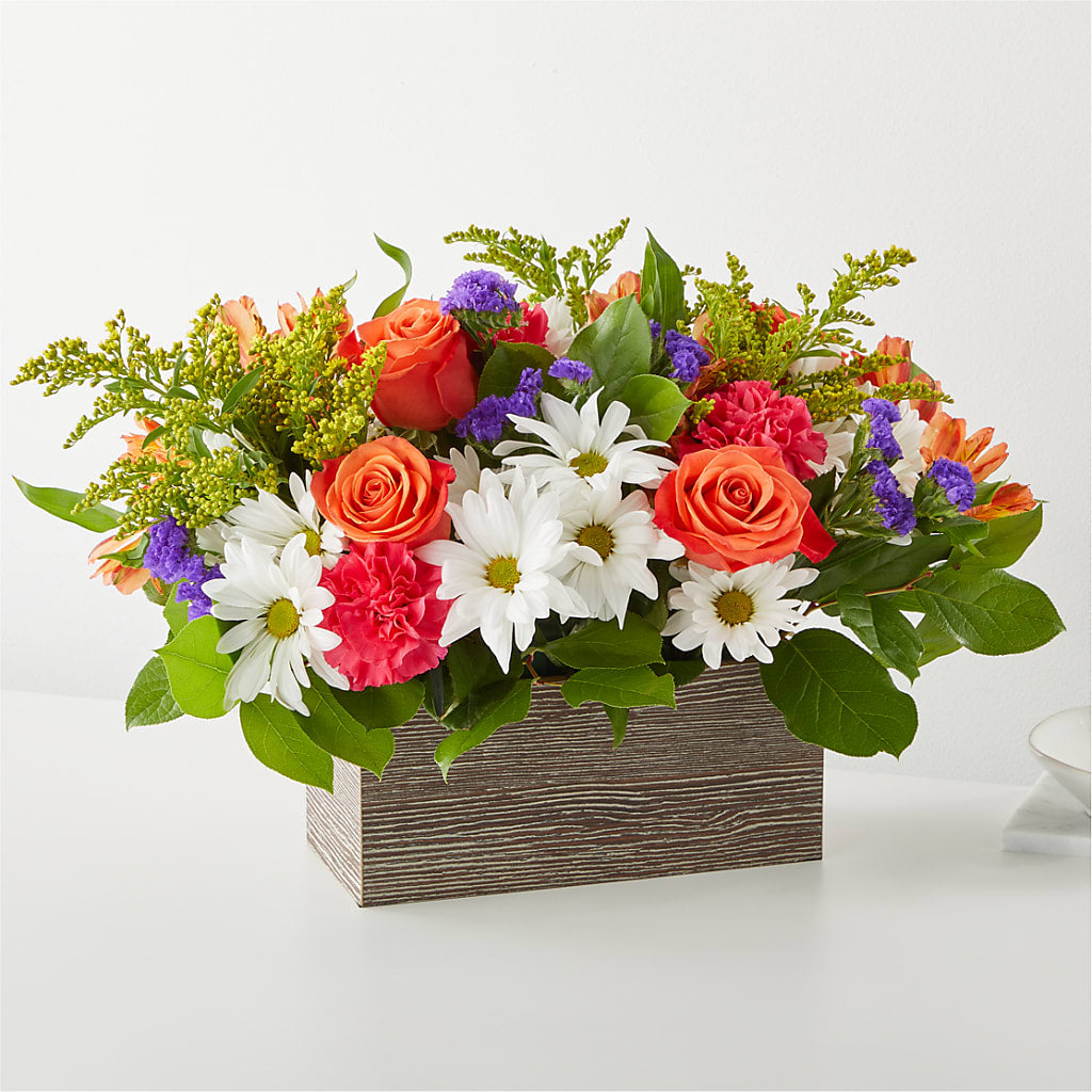 Oopsie Daisy Box Bouquet – Dynamic Flowers Of Royal Oak, Royal Oak MI