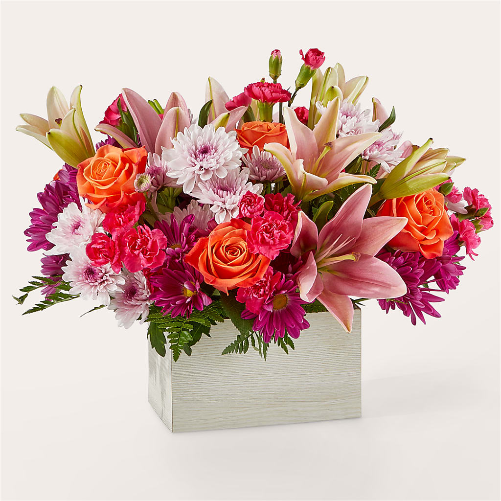 Light of My Life Box Bouquet – Dynamic Flowers Of Royal Oak, Royal Oak MI