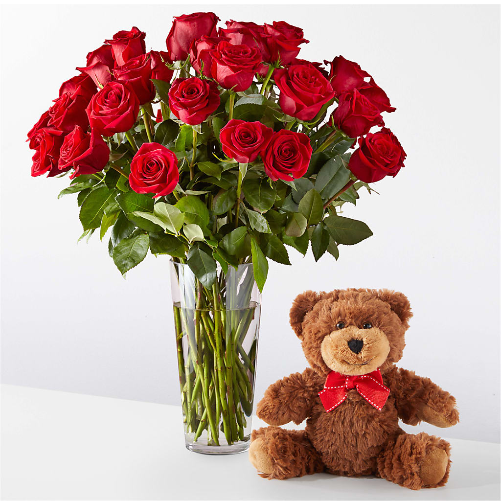 Romantic Long Stem Red Rose Bouquet Bundles – Dynamic Flowers Of Royal Oak, Royal Oak MI