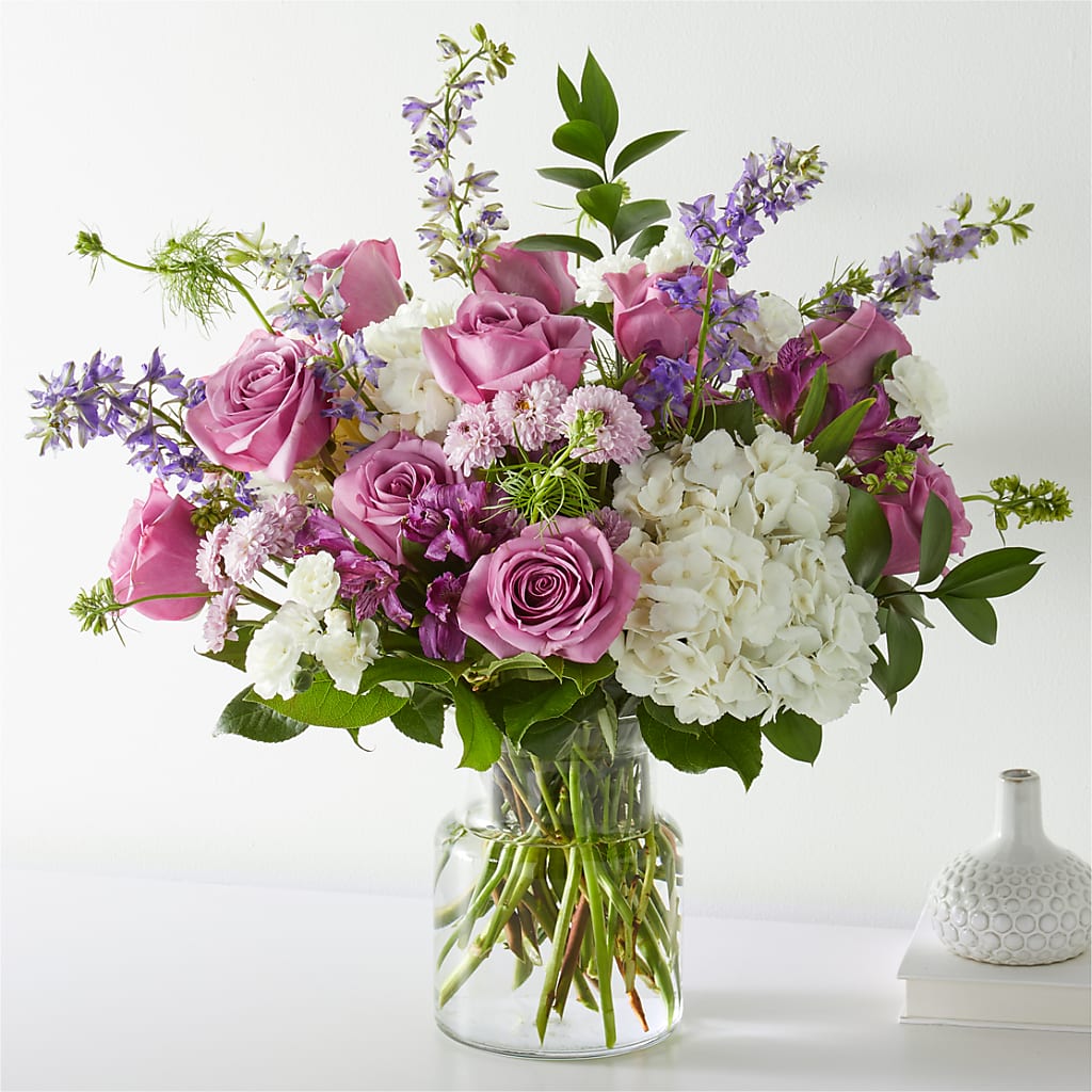 Violet Caress Bouquet – Dynamic Flowers Of Royal Oak, Royal Oak MI