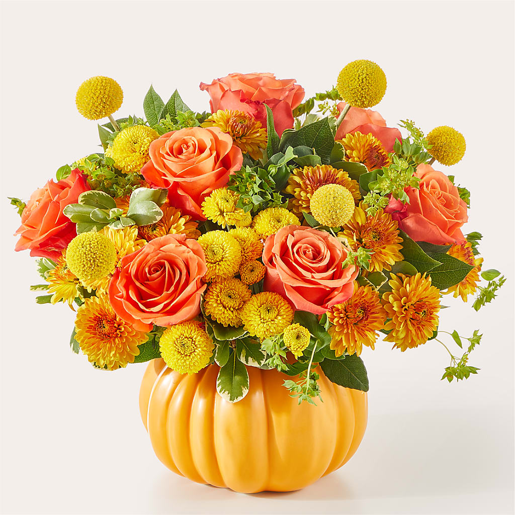 Gourdgeous Pumpkin – Dynamic Flowers Of Royal Oak, Royal Oak MI