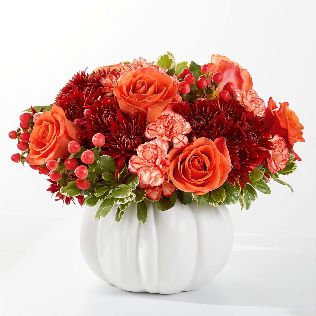 Autumn Air Pumpkin Bouquet – Dynamic Flowers Of Royal Oak, Royal Oak MI