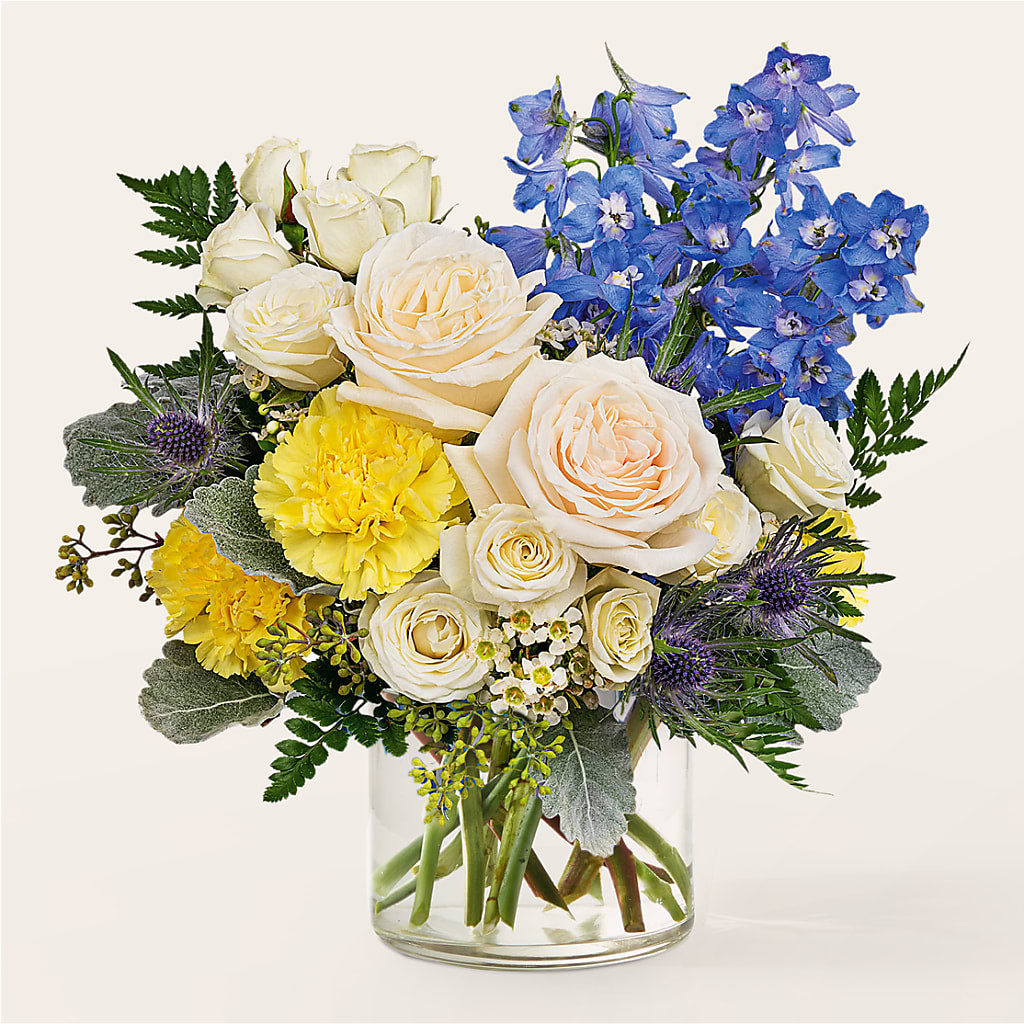 Lemon Sorbet Bouquet – Dynamic Flowers Of Royal Oak, Royal Oak MI