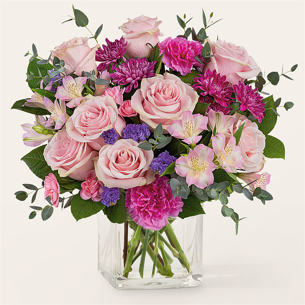 Rosy Radiance Bouquet – Dynamic Flowers Of Royal Oak, Royal Oak MI