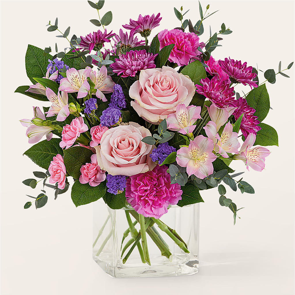Rosy Radiance Bouquet – Dynamic Flowers Of Royal Oak, Royal Oak MI