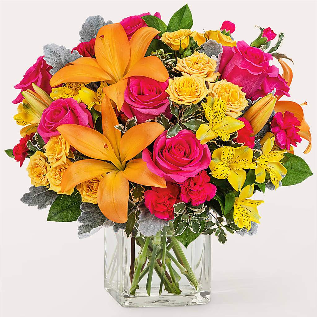 To the Tropics Bouquet – Dynamic Flowers Of Royal Oak, Royal Oak MI