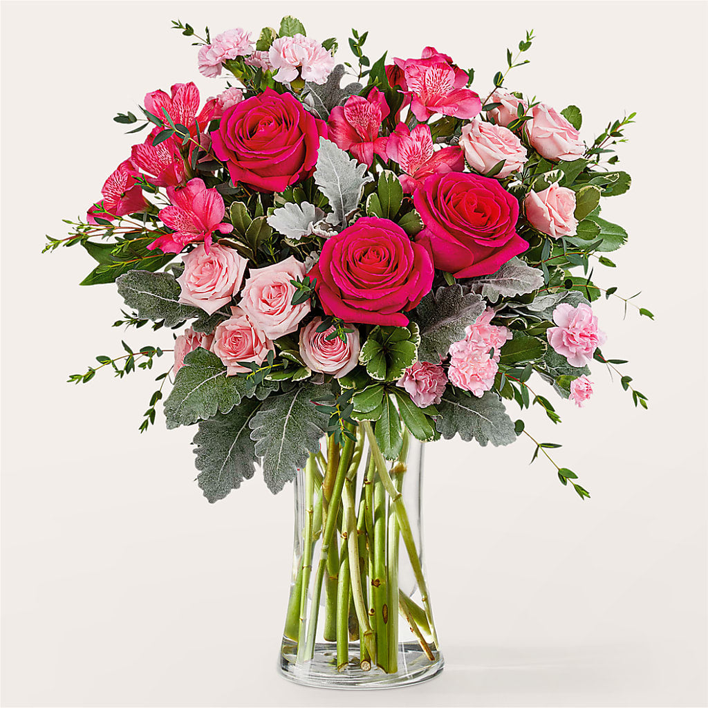 Tickled Pink Bouquet – Dynamic Flowers Of Royal Oak, Royal Oak MI