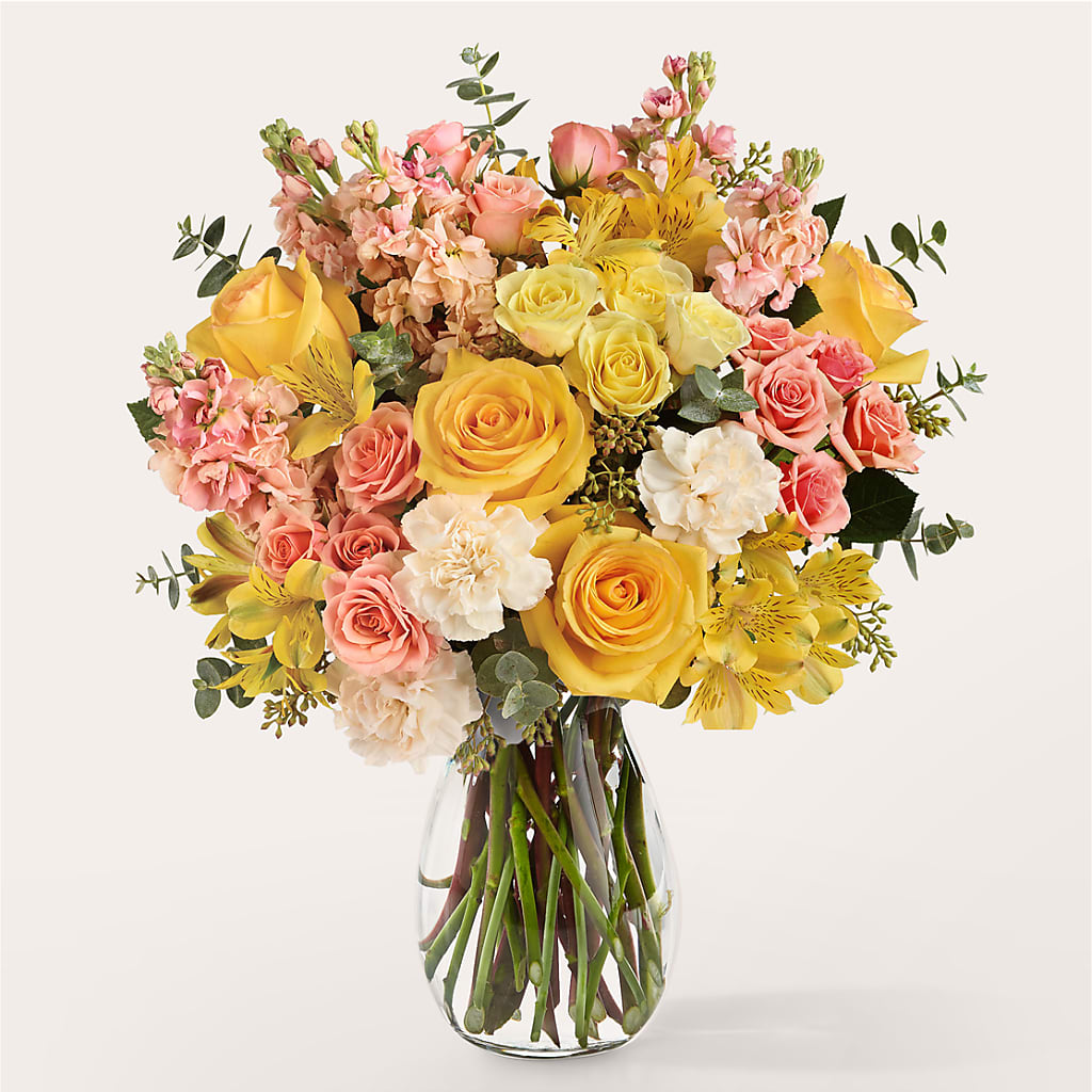 Slice of Sunrise Bouquet – Dynamic Flowers Of Royal Oak, Royal Oak MI