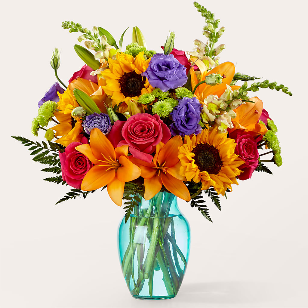 Double Rainbow Bouquet – Dynamic Flowers Of Royal Oak, Royal Oak MI