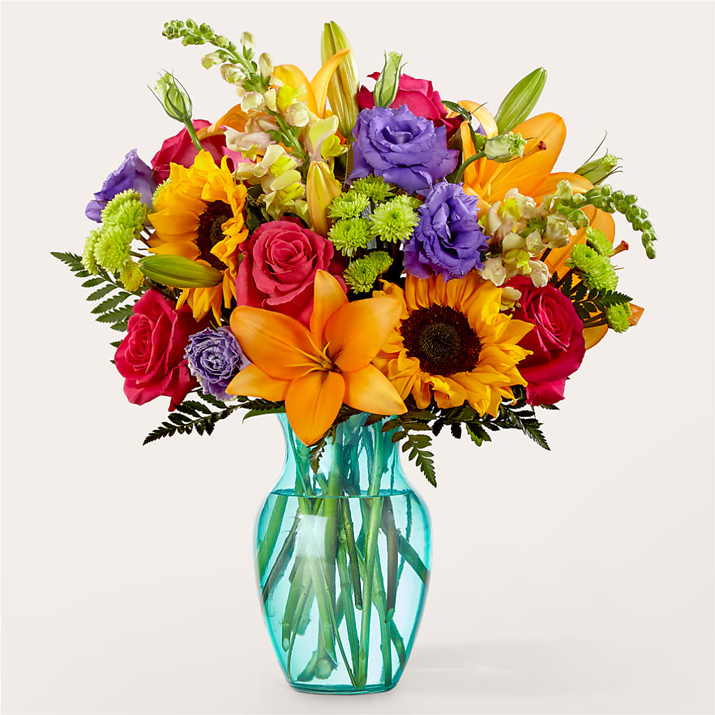 Double Rainbow Bouquet – Dynamic Flowers Of Royal Oak, Royal Oak MI