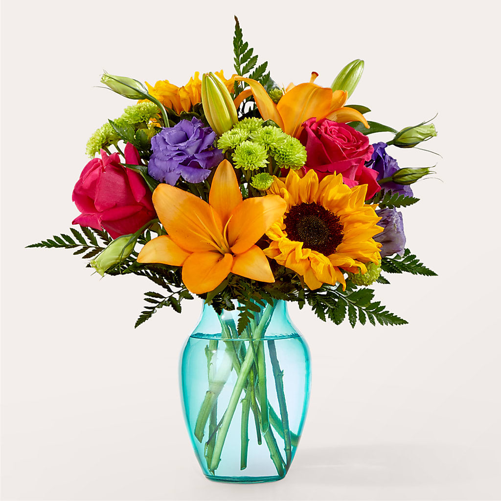 Double Rainbow Bouquet – Dynamic Flowers Of Royal Oak, Royal Oak MI
