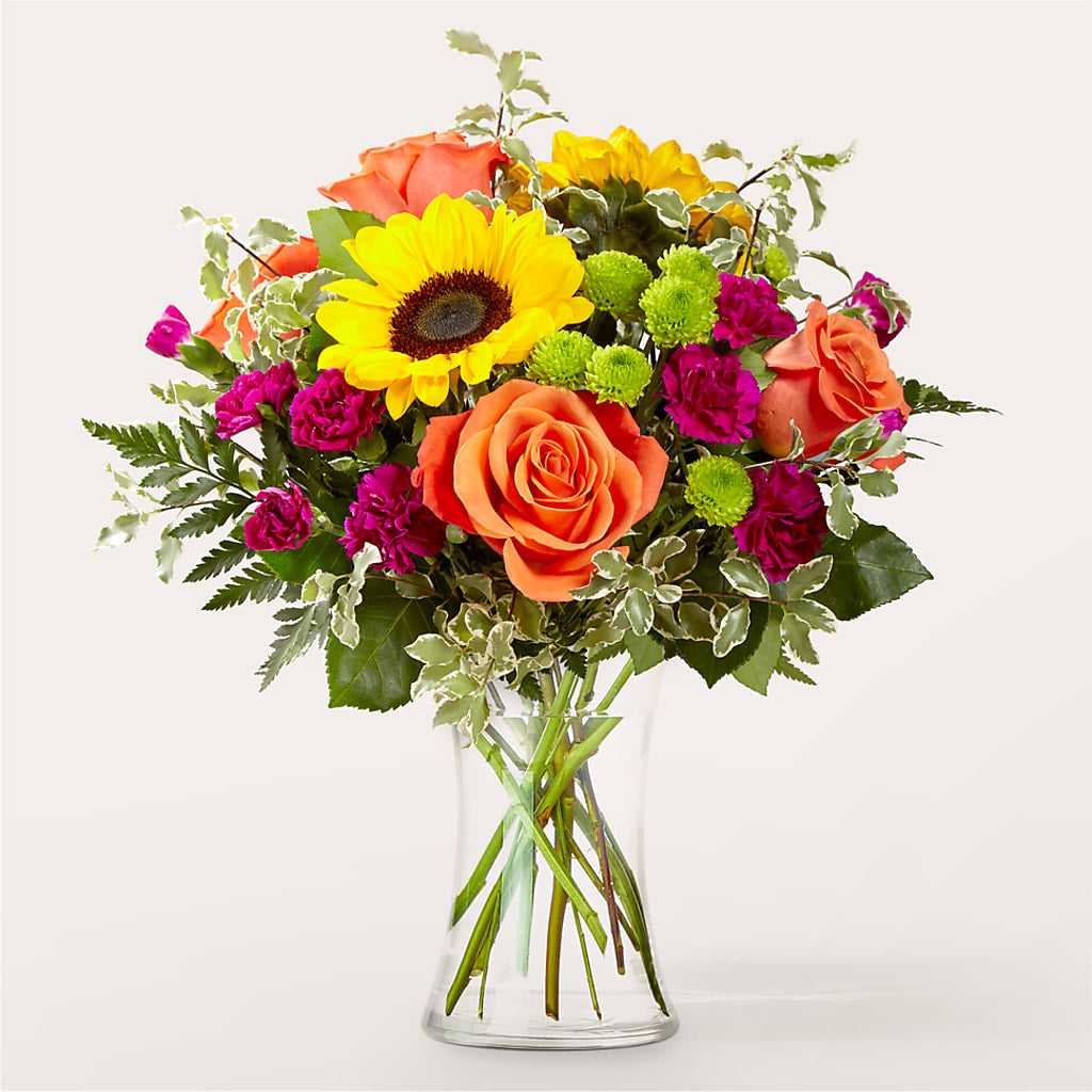 Warmth & Light Bouquet – Dynamic Flowers Of Royal Oak, Royal Oak MI
