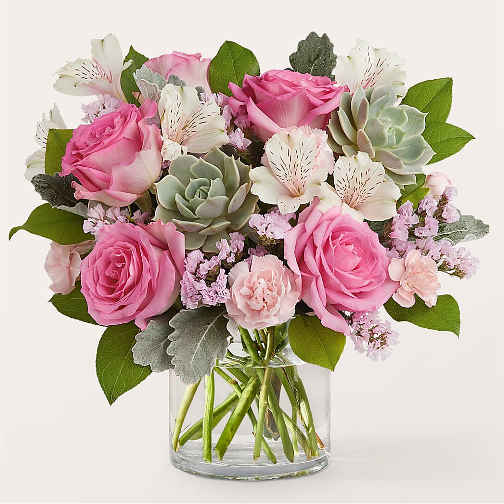 Dusty Rose Bouquet – Dynamic Flowers Of Royal Oak, Royal Oak MI