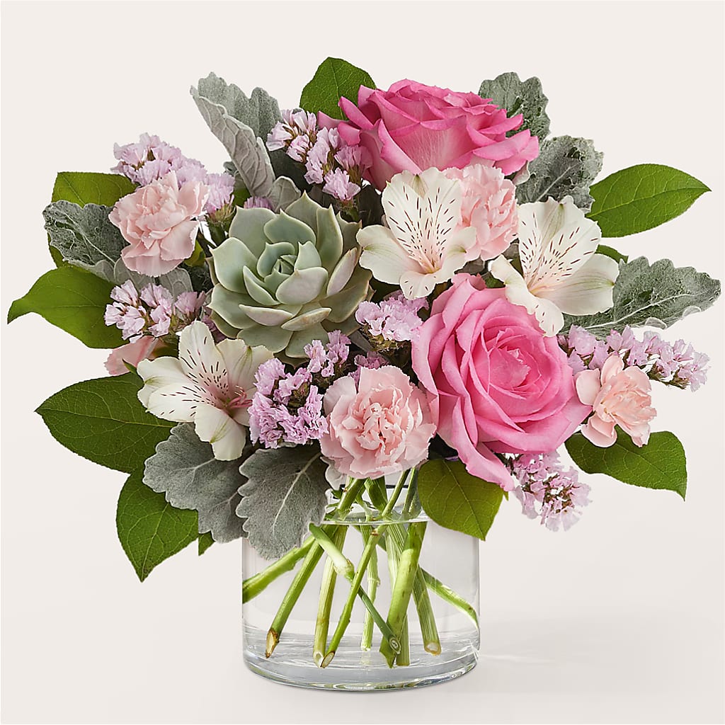 Dusty Rose Bouquet – Dynamic Flowers Of Royal Oak, Royal Oak MI