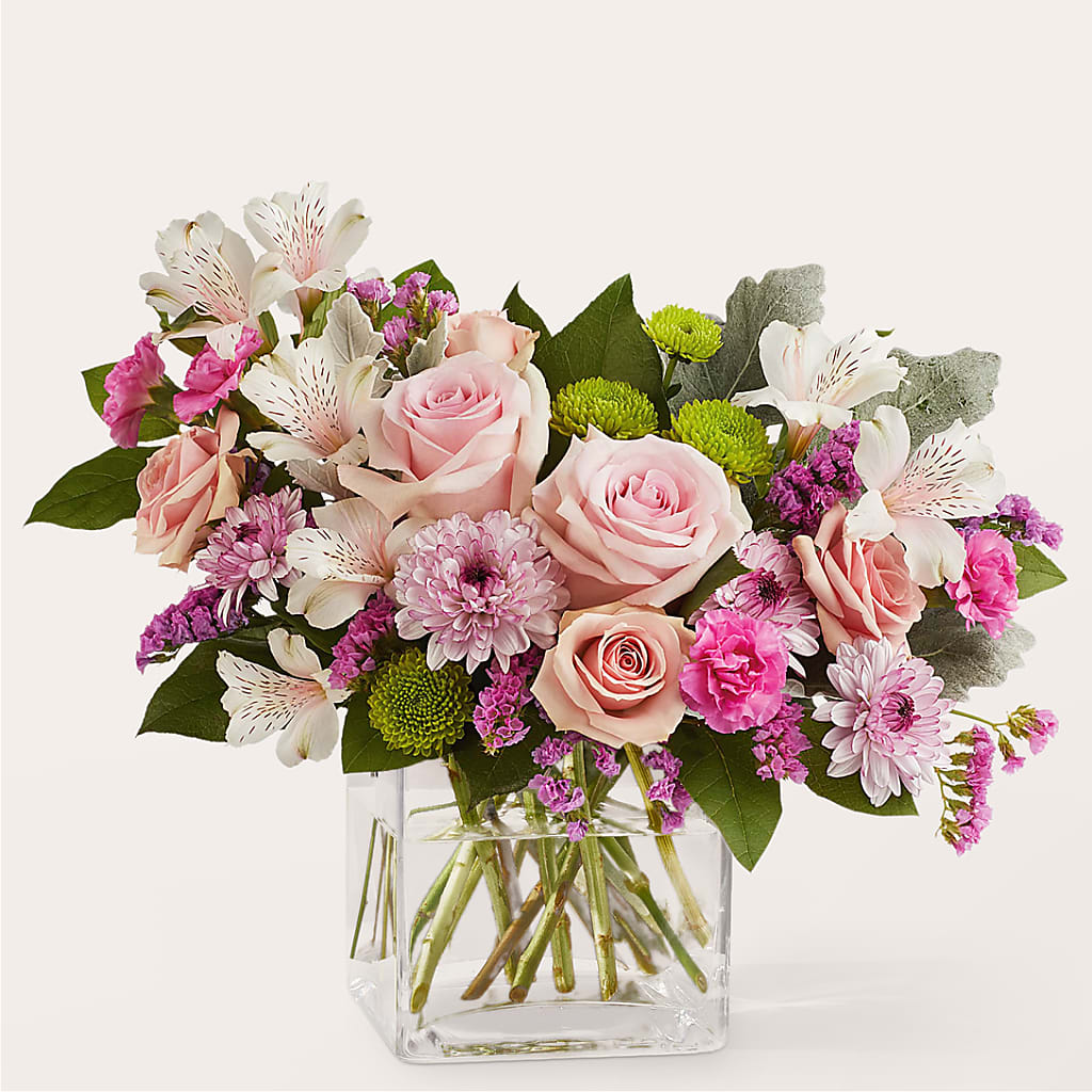Pink Suede Bouquet – Dynamic Flowers Of Royal Oak, Royal Oak MI