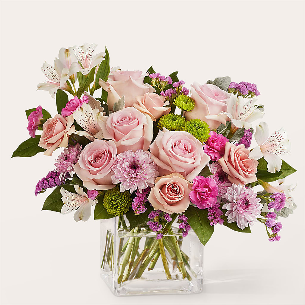 Pink Suede Bouquet – Dynamic Flowers Of Royal Oak, Royal Oak MI