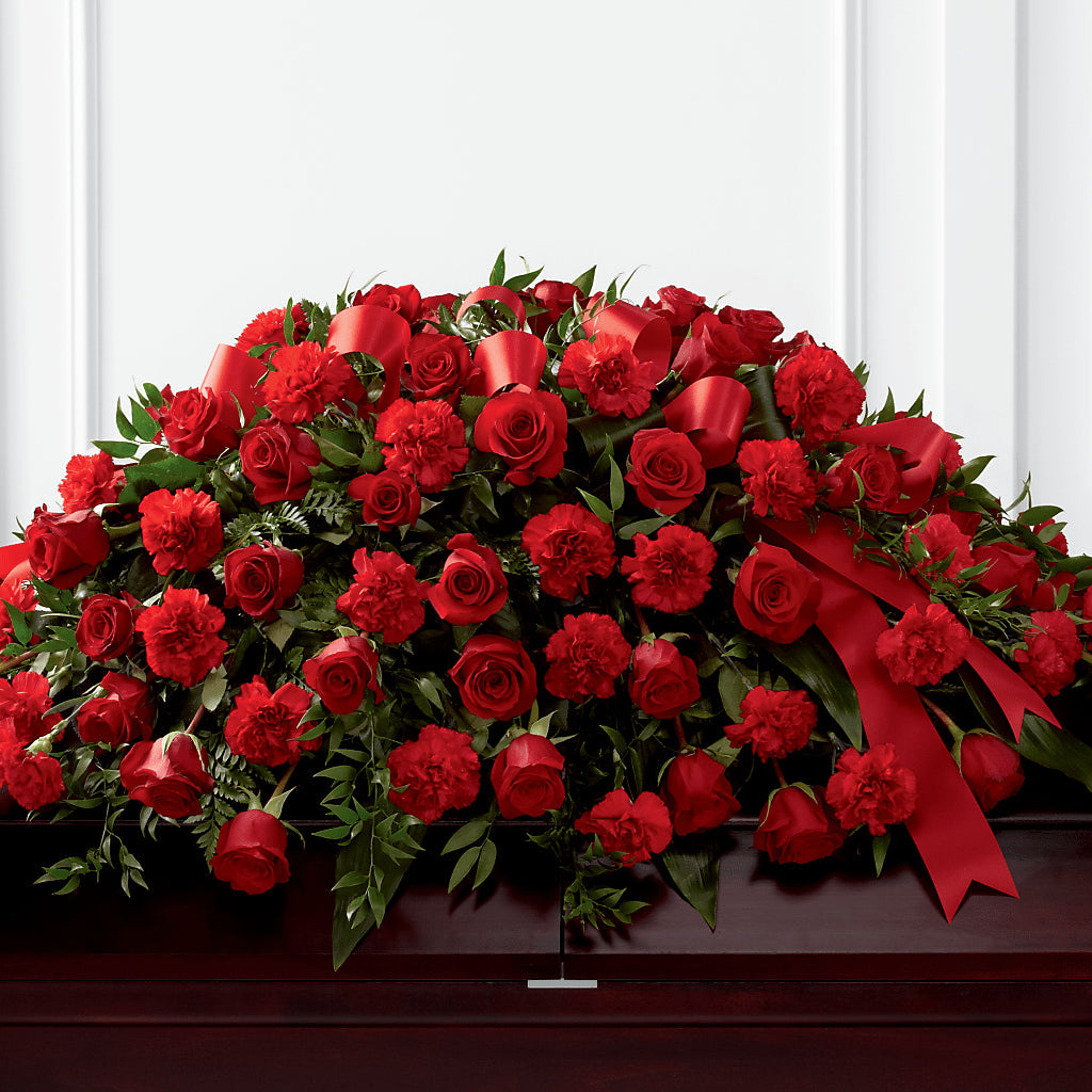 Tribute of Life Casket Spray – Dynamic Flowers Of Royal Oak, Royal Oak MI