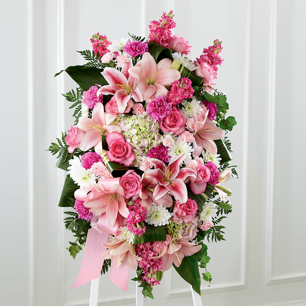 Comforting Standing Spray – Dynamic Flowers Of Royal Oak, Royal Oak MI
