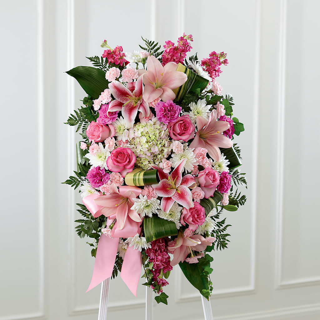 Comforting Standing Spray – Dynamic Flowers Of Royal Oak, Royal Oak MI