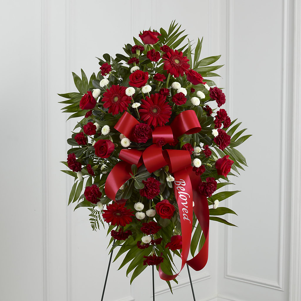 Treasured Memories Standing Spray – Dynamic Flowers Of Royal Oak, Royal Oak MI