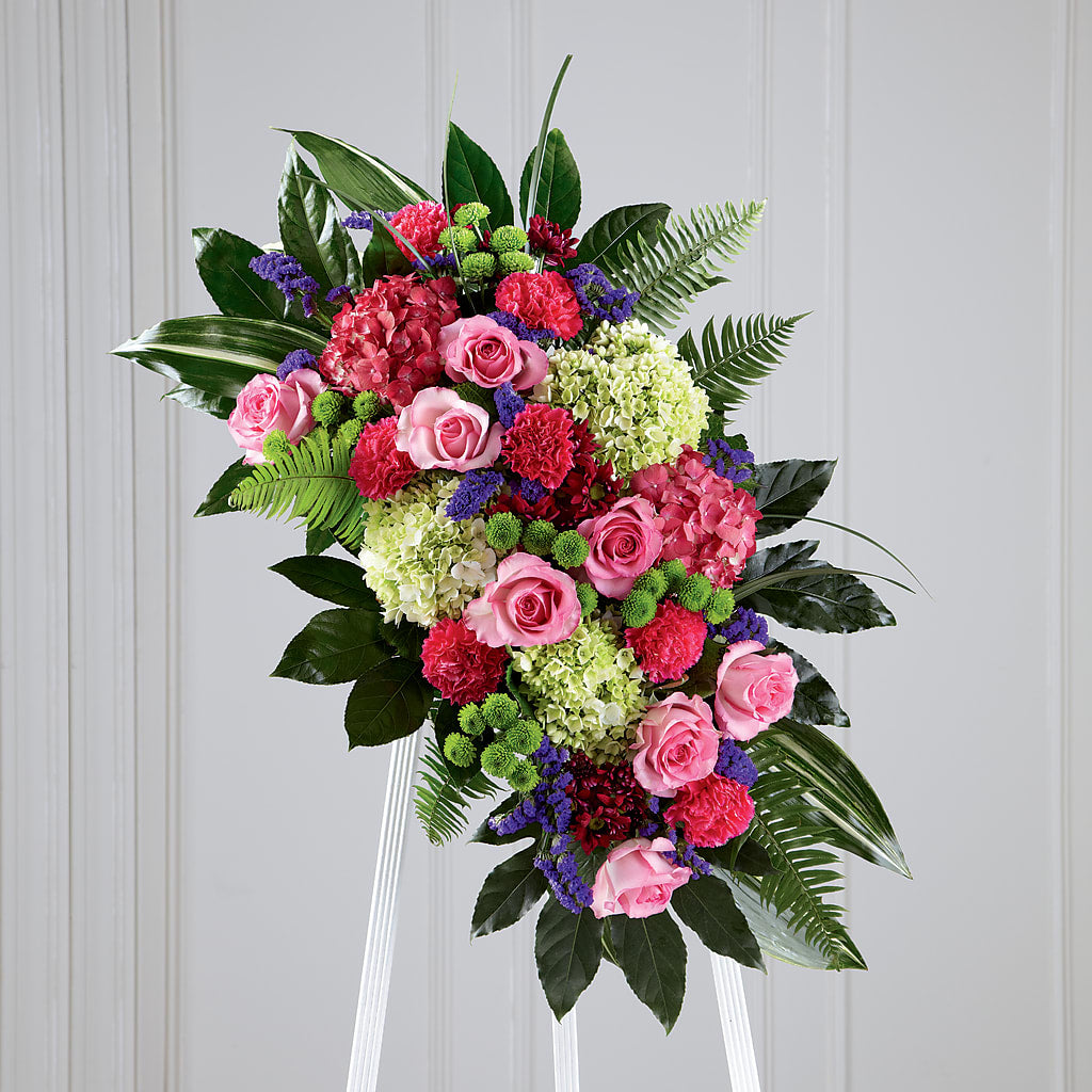 Refreshing Mix Standing Spray – Dynamic Flowers Of Royal Oak, Royal Oak MI