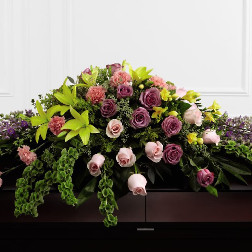 Forever Beloved Casket Spray – Dynamic Flowers Of Royal Oak, Royal Oak MI
