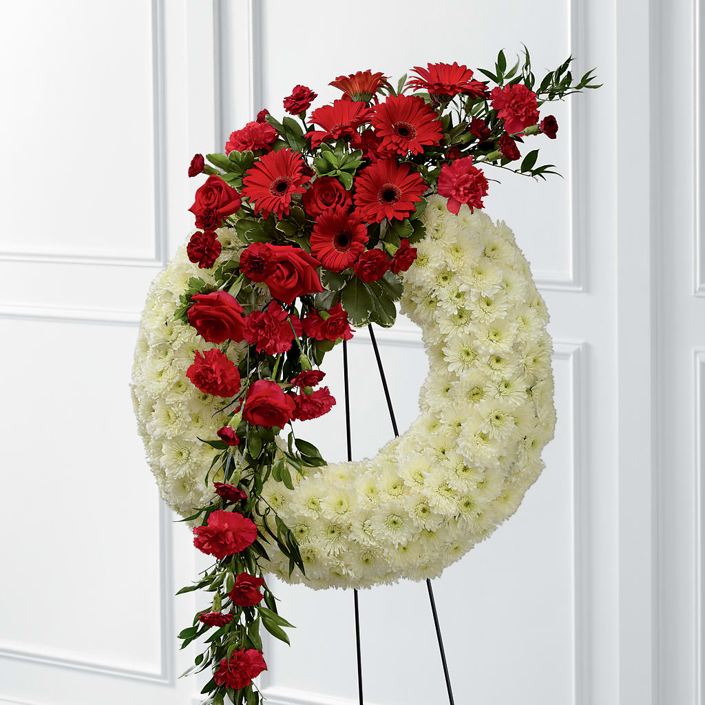 Graceful Tribute Wreath – Dynamic Flowers Of Royal Oak, Royal Oak MI