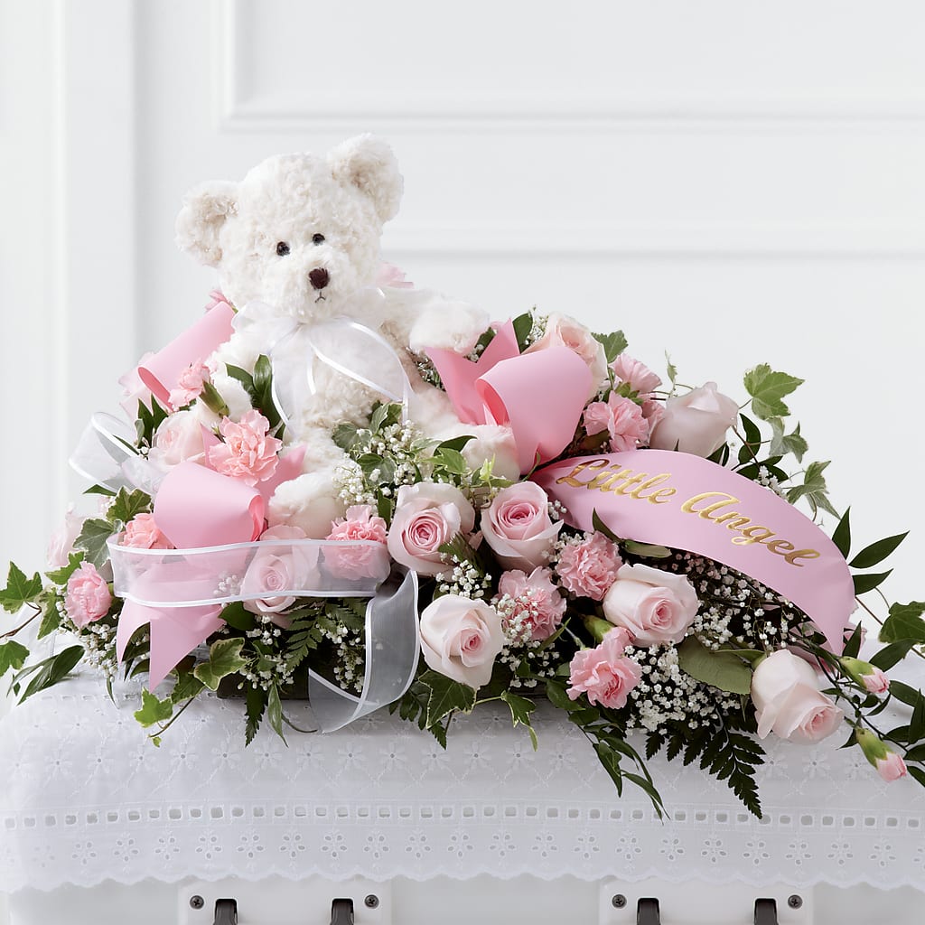 Touch of Sympathy Casket Spray – Dynamic Flowers Of Royal Oak, Royal Oak MI