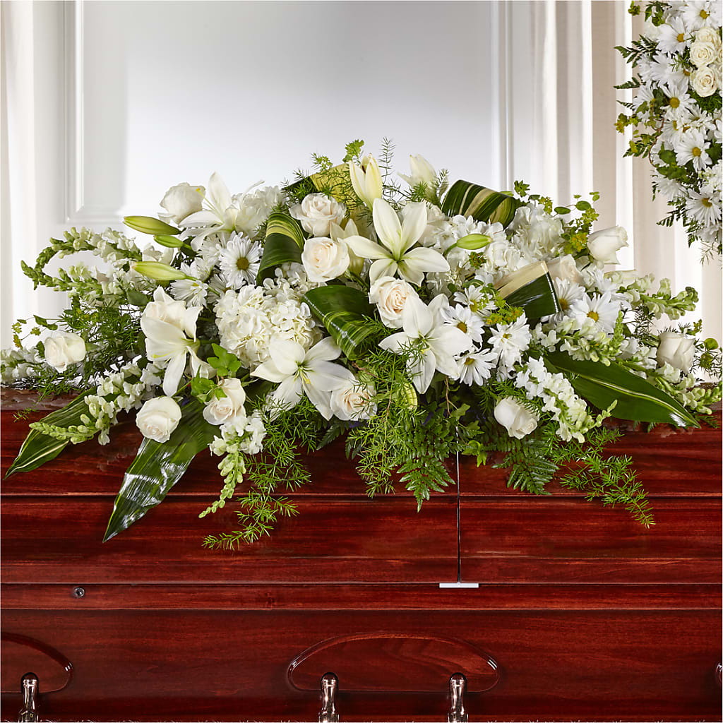 Abundance Casket Spray – Dynamic Flowers Of Royal Oak, Royal Oak MI