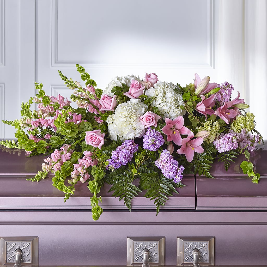 Life's Gratitude Casket Spray – Dynamic Flowers Of Royal Oak, Royal Oak MI