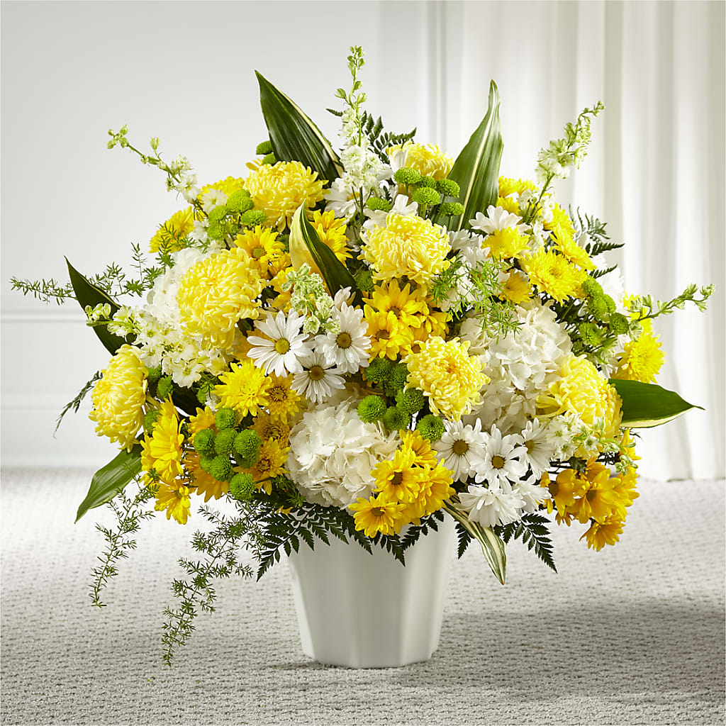 Unity & Grace Floor Basket – Dynamic Flowers Of Royal Oak, Royal Oak MI