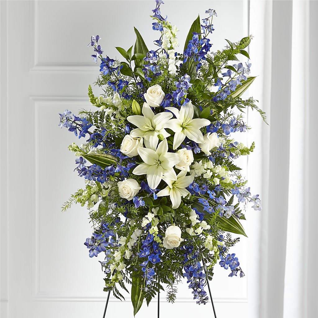 Faithful Friend Standing Spray – Dynamic Flowers Of Royal Oak, Royal Oak MI