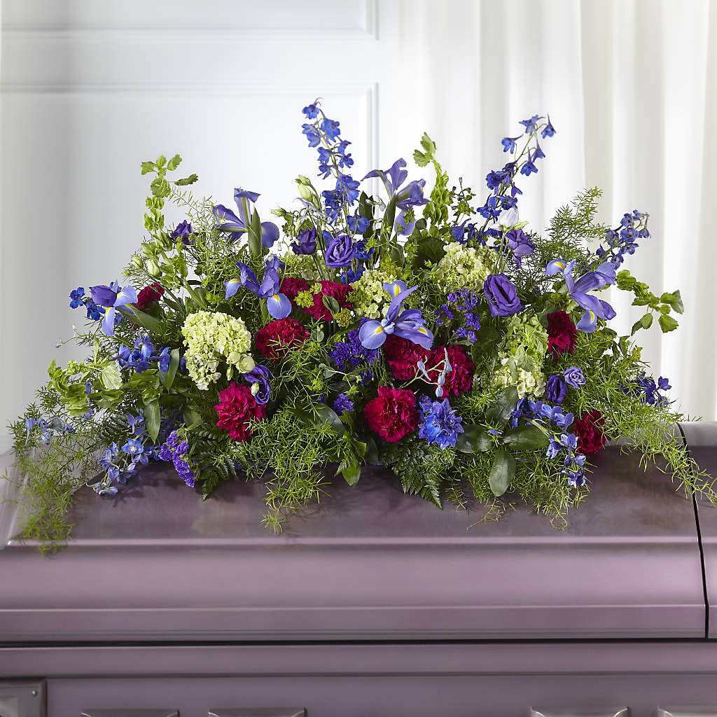 Always Treasured Casket Spray – Dynamic Flowers Of Royal Oak, Royal Oak MI