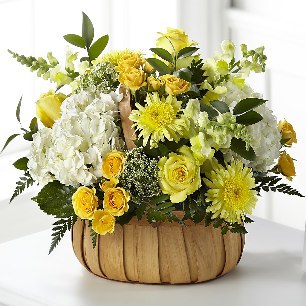 Rustic Remembrance Basket – Dynamic Flowers Of Royal Oak, Royal Oak MI