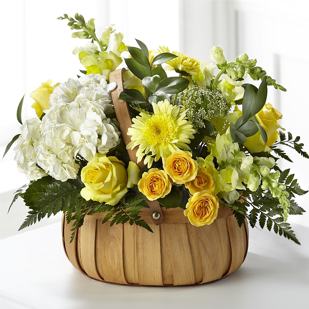 Rustic Remembrance Basket – Dynamic Flowers Of Royal Oak, Royal Oak MI