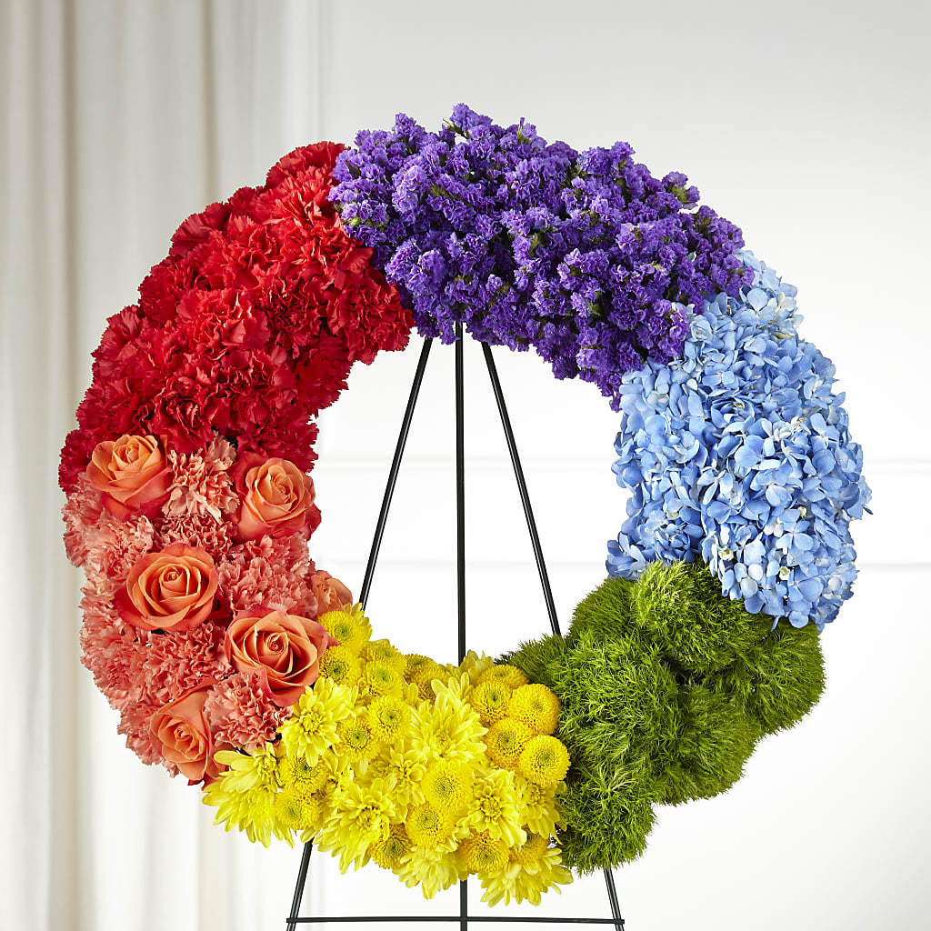 Circle of Love Wreath – Dynamic Flowers Of Royal Oak, Royal Oak MI