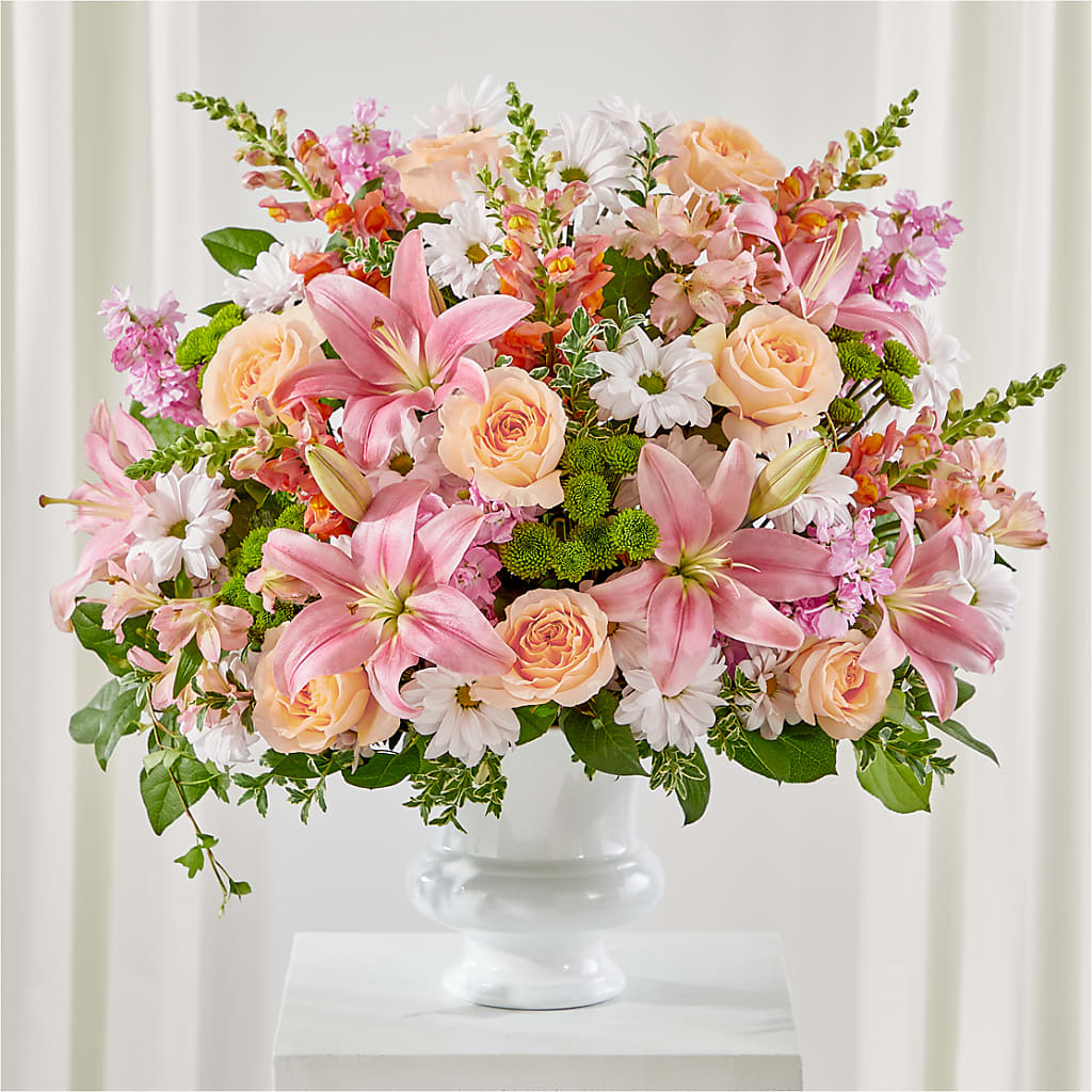 Heartfelt Gesture Urn Arrangement – Dynamic Flowers Of Royal Oak, Royal Oak MI