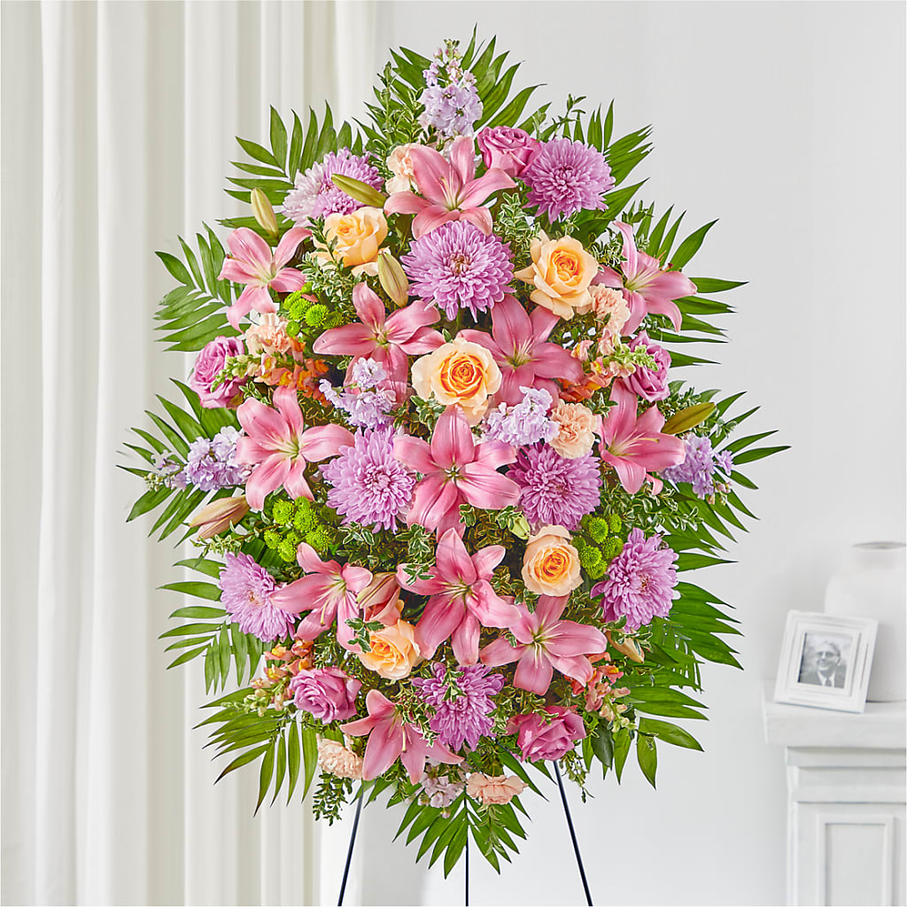 Love & Light Standing Spray – Dynamic Flowers Of Royal Oak, Royal Oak MI