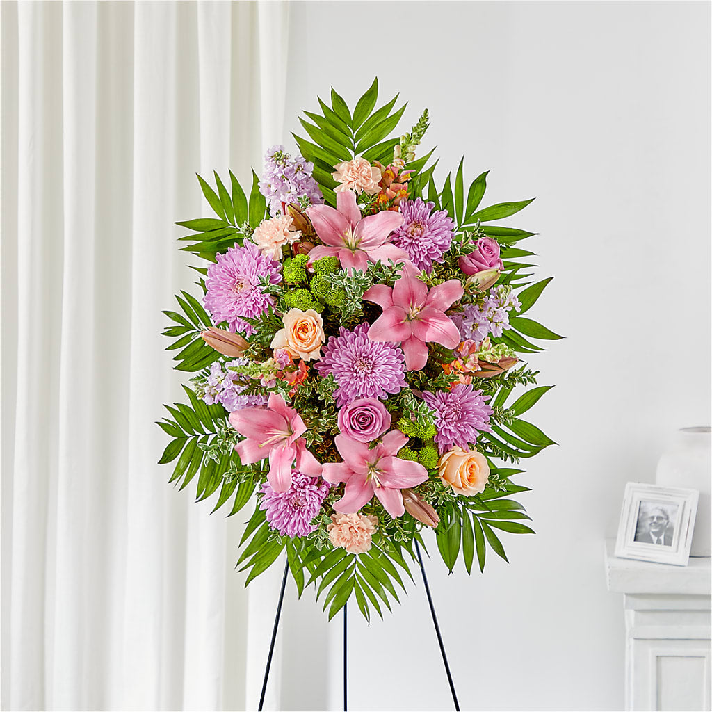 Love & Light Standing Spray – Dynamic Flowers Of Royal Oak, Royal Oak MI