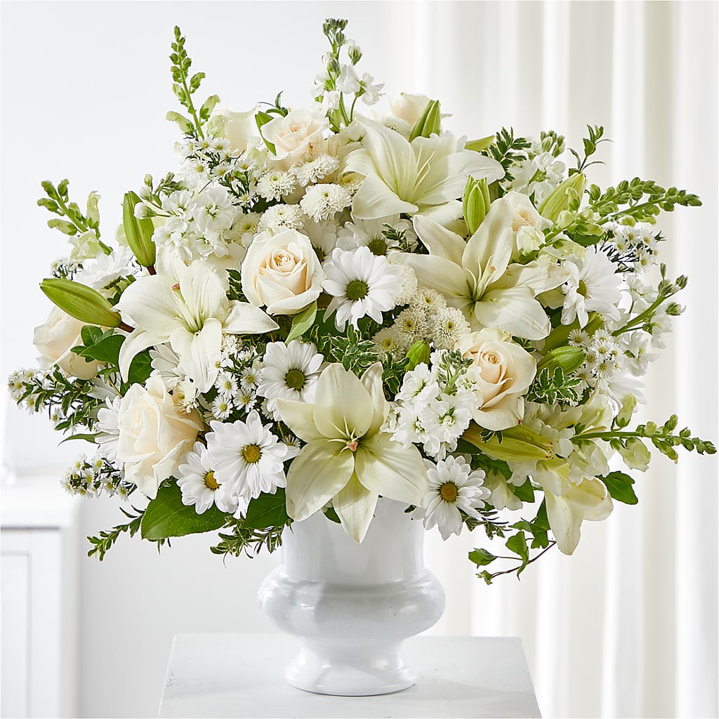 Uplifting Urn Arrangement – Dynamic Flowers Of Royal Oak, Royal Oak MI