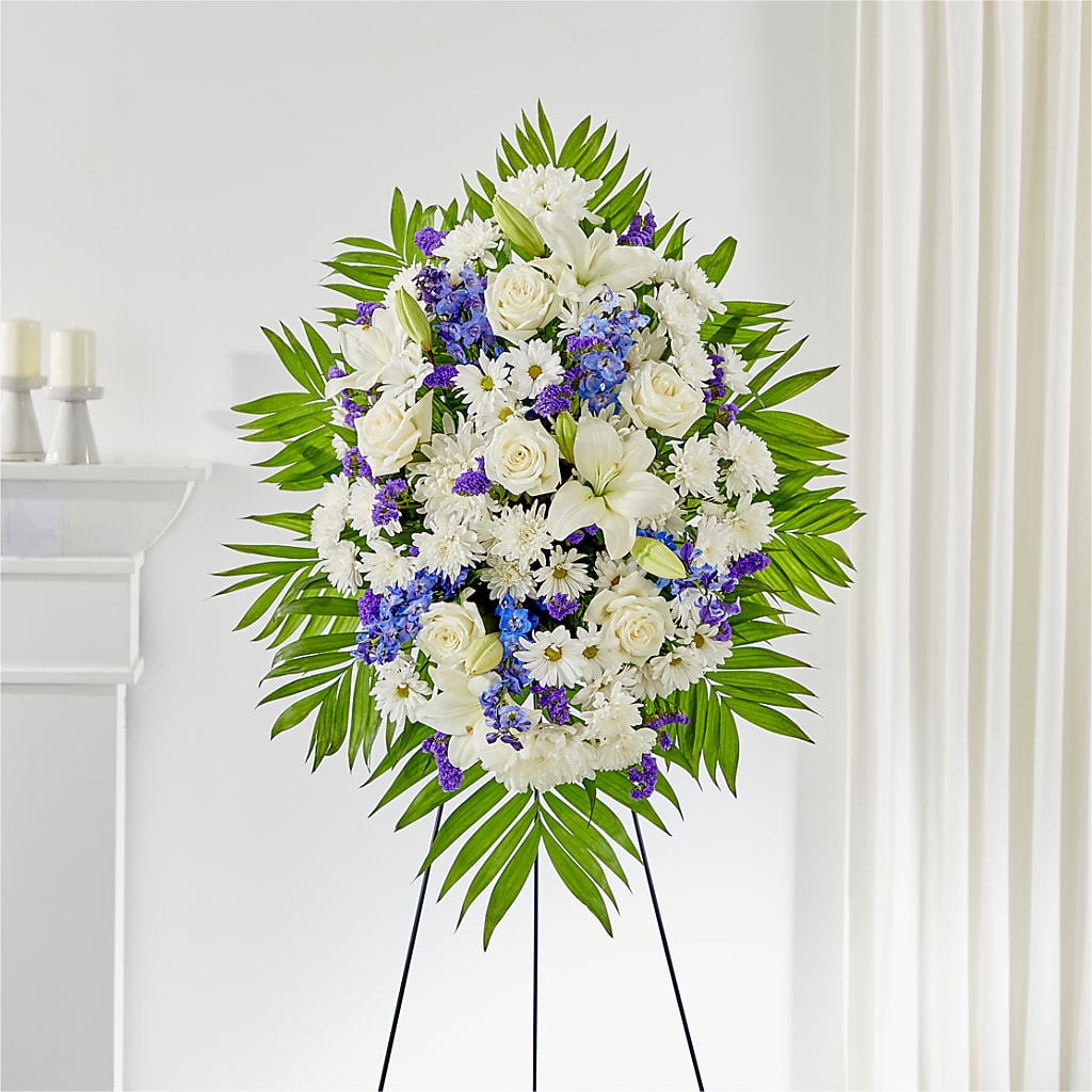 At Rest Standing Spray – Dynamic Flowers Of Royal Oak, Royal Oak MI