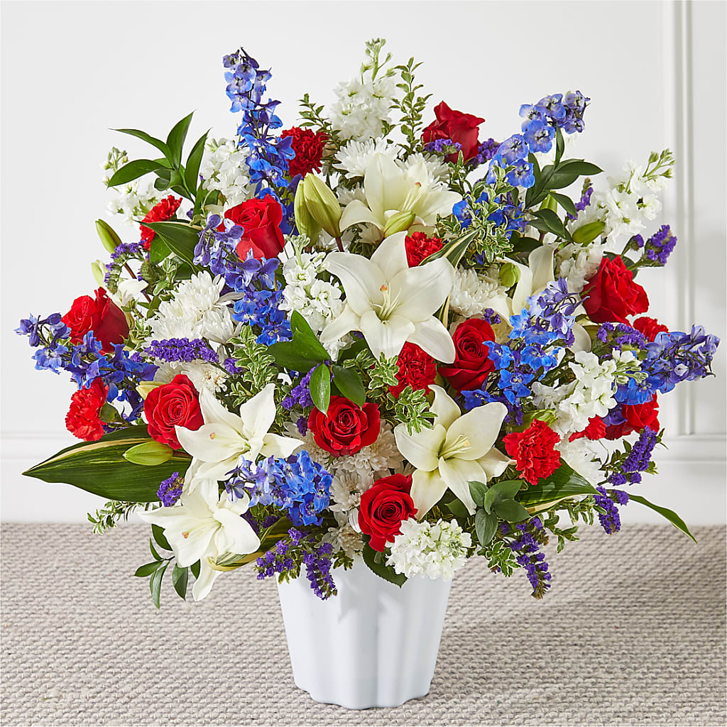 Consoled Floor Basket – Dynamic Flowers Of Royal Oak, Royal Oak MI