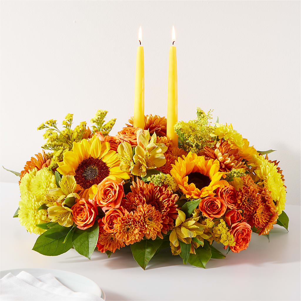 Autumn Harmony Centerpiece – Dynamic Flowers Of Royal Oak, Royal Oak MI