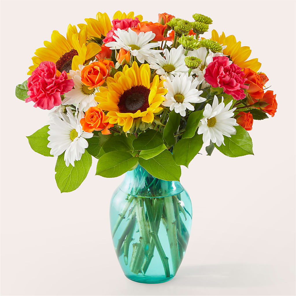 Sun-drenched Blooms Bouquet – Dynamic Flowers Of Royal Oak, Royal Oak MI